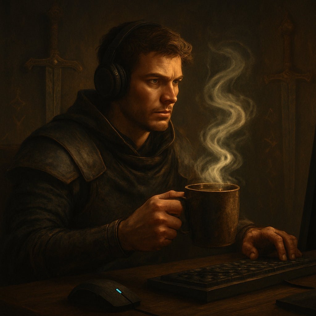 Enchanted Brews: coffee for gamers to power epic quests - Frostveil Trading Company