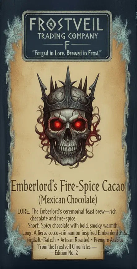 Emberlord’s Fire - Spice Cacao (Mexican Chocolate) - Frostveil Trading Company