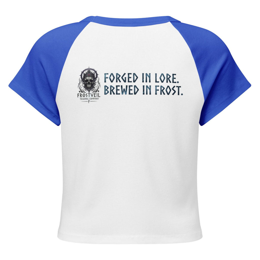 Frost Maiden’s Baby Tee - Frostveil Trading Company
