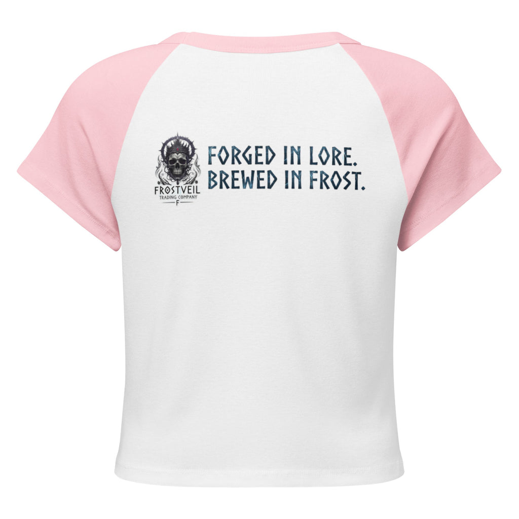 Frost Maiden’s Baby Tee - Frostveil Trading Company
