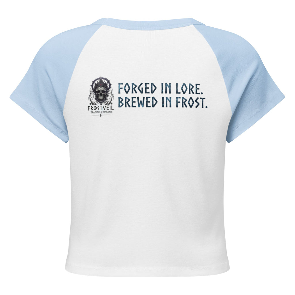 Frost Maiden’s Baby Tee - Frostveil Trading Company
