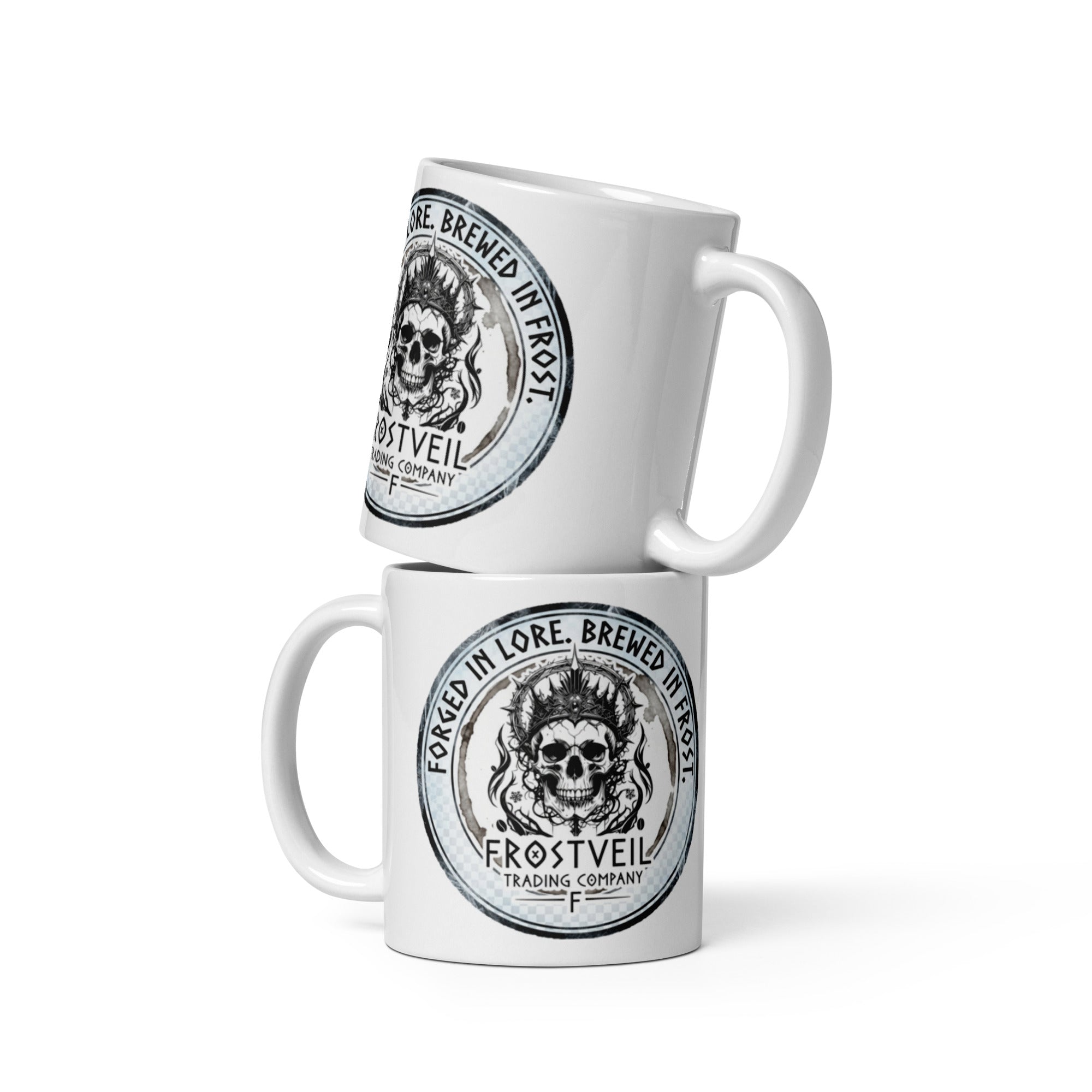 Glacial Brew Mug – Frostveil Ceramic Coffee Cup - Frostveil Trading Company