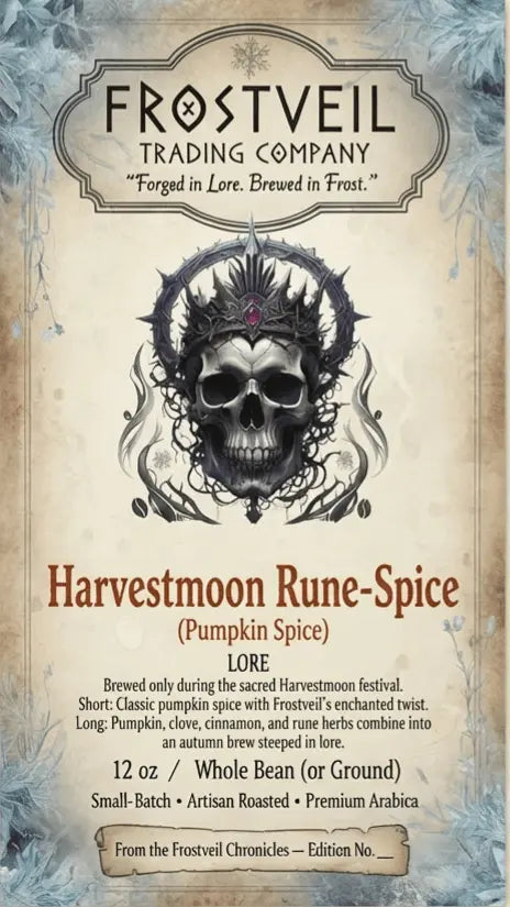 Harvestmoon Rune - Spice (Pumpkin Spice) - Frostveil Trading Company