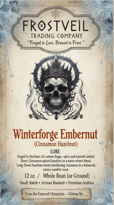 Winterforge Embernut (Cinnamon Hazelnut) - Frostveil Trading Company